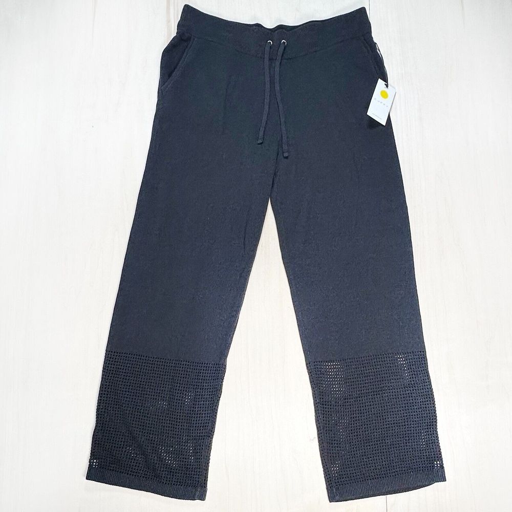 NWT - Duffy Womens Knit Crop Joggers Size M Crop Soft Cotton Viscose